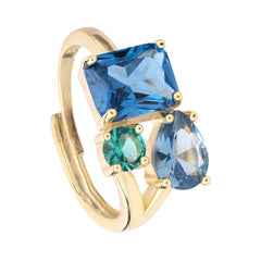 Moments Eleanora Blue Ring