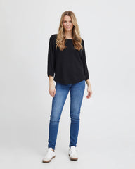 Fransa Sinja Pullover - Black