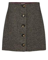 Numph Avey Mini Skirt - Caviar