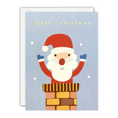 James Ellis Merry Christmas Santa Mini Card