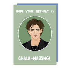 Lucy Maggie Designs Timothee Chala-amazing Birthday Card