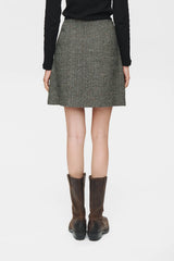Numph Avey Mini Skirt - Caviar