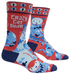 Incognito Crazy Cat Dude Socks