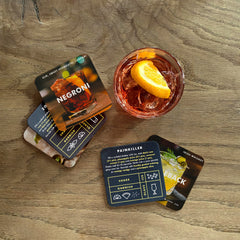 Suck UK - Mixologist Cocktail Recipe Coasters