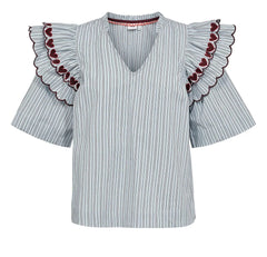 Numph Nuditty Blouse - Floaty Blue