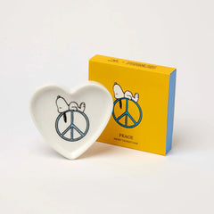 Magpie Gifts - Peanuts Heart Trinket Dish Peace