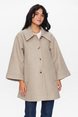 Numph Kimberley Coat - Sesame Melange