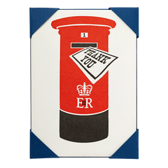 Archivist Card Pack Of 5 - Post Box Thank You