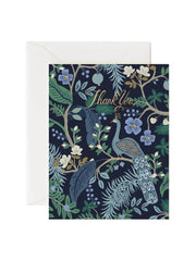 Rifle Paper Peacock Thank You Card