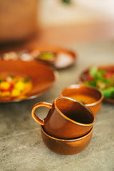 HKliving Chef Ceramics Mug - Burnt Orange