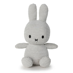 Miffy Corduroy Bunny - Soft Grey