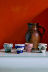HKLIVING 70s Ceramics Lungo Mugs Expression - Set of 2