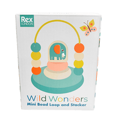 Rex Mini Bead Loop and Stacker Toy - Wild Wonders