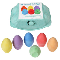 Rex London Six Coloured Chalk Eggs