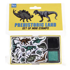 Set of Mini Stamps - Prehistoric Land