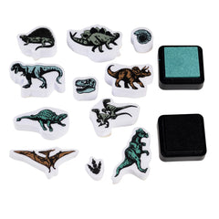 Set of Mini Stamps - Prehistoric Land