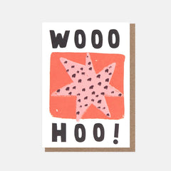 Caroline Gardner - Spotty Star Wooohoo! Card