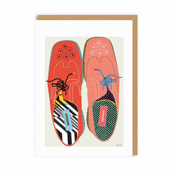 Ohh Deer - Brogues Greeting Card
