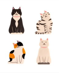 Kikkerland - Kitty Bag Clips Set of 4