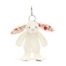 Jellycat Blossom Cream Bunny ‘Berry’ Bag Charm