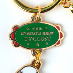 Peanuts -  World's Best DJ Keyring
