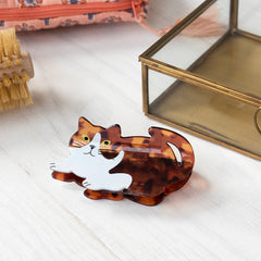 Rex London - Hair Claw Clip - Tabby Cat