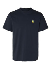Selected Homme SLHGarland O-Neck Tee Sky Captain