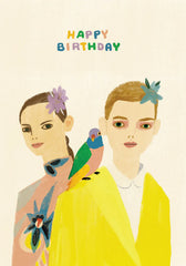 Roger La Borde Birdie Birthday Card