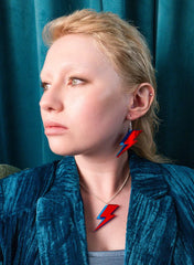 Tatty Devine - Lighting Bolt Bowie Earrings