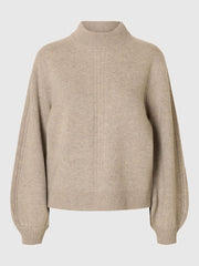 Selected Femme - Nica Detailed High Neck Jumper