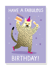 Stormy Knight Fabulous Leopard Card