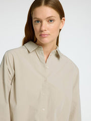 Selected Femme Dina Long Sleeve Shirt - Island Fossil