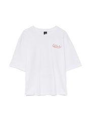Vero Moda Thilde T-Shirt - Bright White/ Red Paris