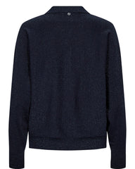 Numph NUDAJANA L/S POLO - Dark Sapphire