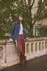 Fransa Aurora Pants - Rum/White