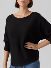 Vero Moda - Nora Boatneck Blouse Black