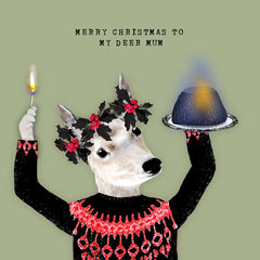 Sally Scaffardi Deer Mum Christmas Card