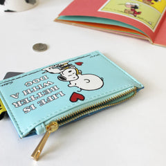 House of Disaster Peanuts ‘Life is better with a Dog’ Zip Purse