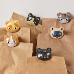 Kikkerland Cat Bag Clips