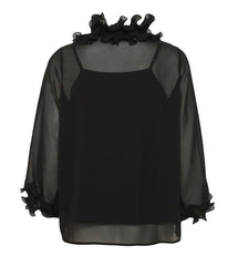 Fransa Lee Blouse - Black