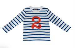 Bob & Blossom - French Blue & White Striped Size 2 Years