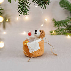 Sass and Belle - Dog In The Bath Hanging Decoration