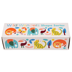 Rex - Wooden shape sorter - Wild Wonders