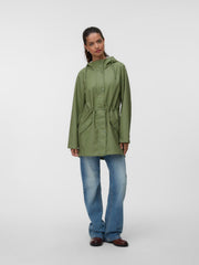 Vero Moda Malou Coated Jacket - Oil Green