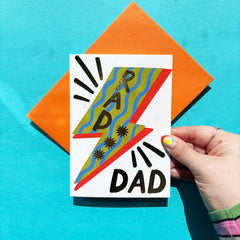 Kerrie Illustrates Rad Dad Father’s Day Card