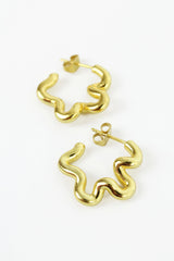 My Doris - Wiggle Gold Medium Earrings