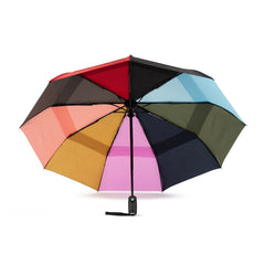 Roka Waterloo Recycled Polyester Umbrella - Bright Rainbow