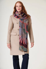 One Hundred Stars - Crane Plum Scarf