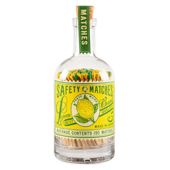 Archivist Safety Matches In Glass Bottle - Lemon