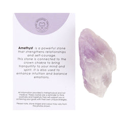 The Mindful Frog Amethyst Healing Rough Crystal